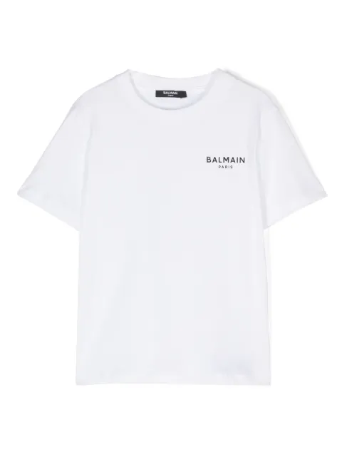 Balmain Kids camiseta con logo 