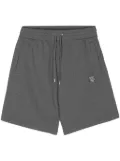 Maison Kitsuné fox-patch track shorts - Grey