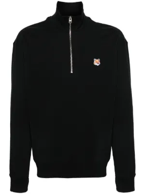 Polo Ralph Lauren Suéter De Tricô Com Zíper Parcial | Preto
