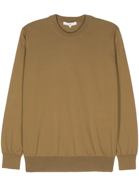 Tibi crew-neck cotton jumper