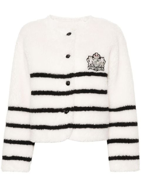 ERMANNO FIRENZE  striped shearling jacket