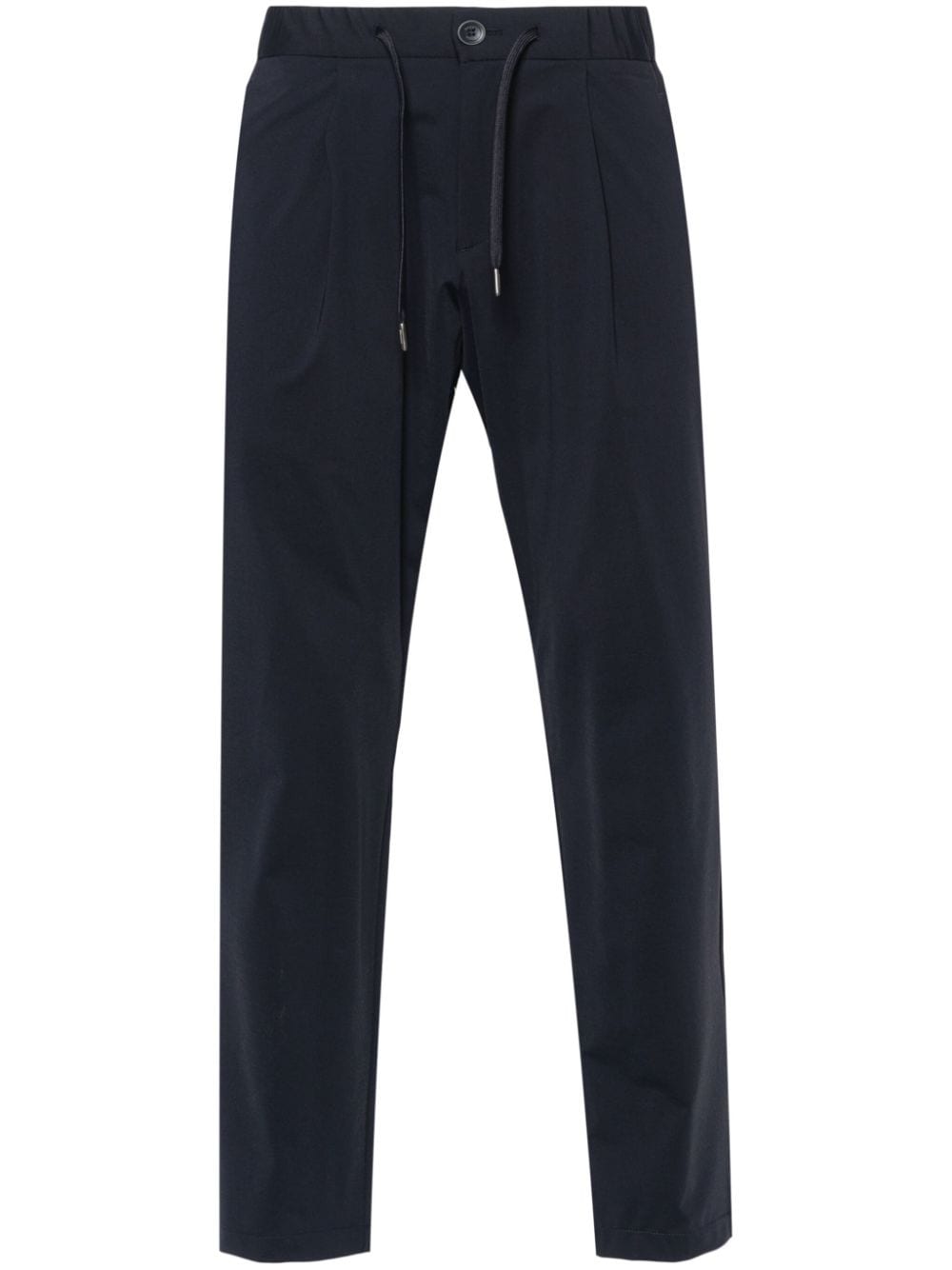 Herno Broek met geplooid detail Blauw