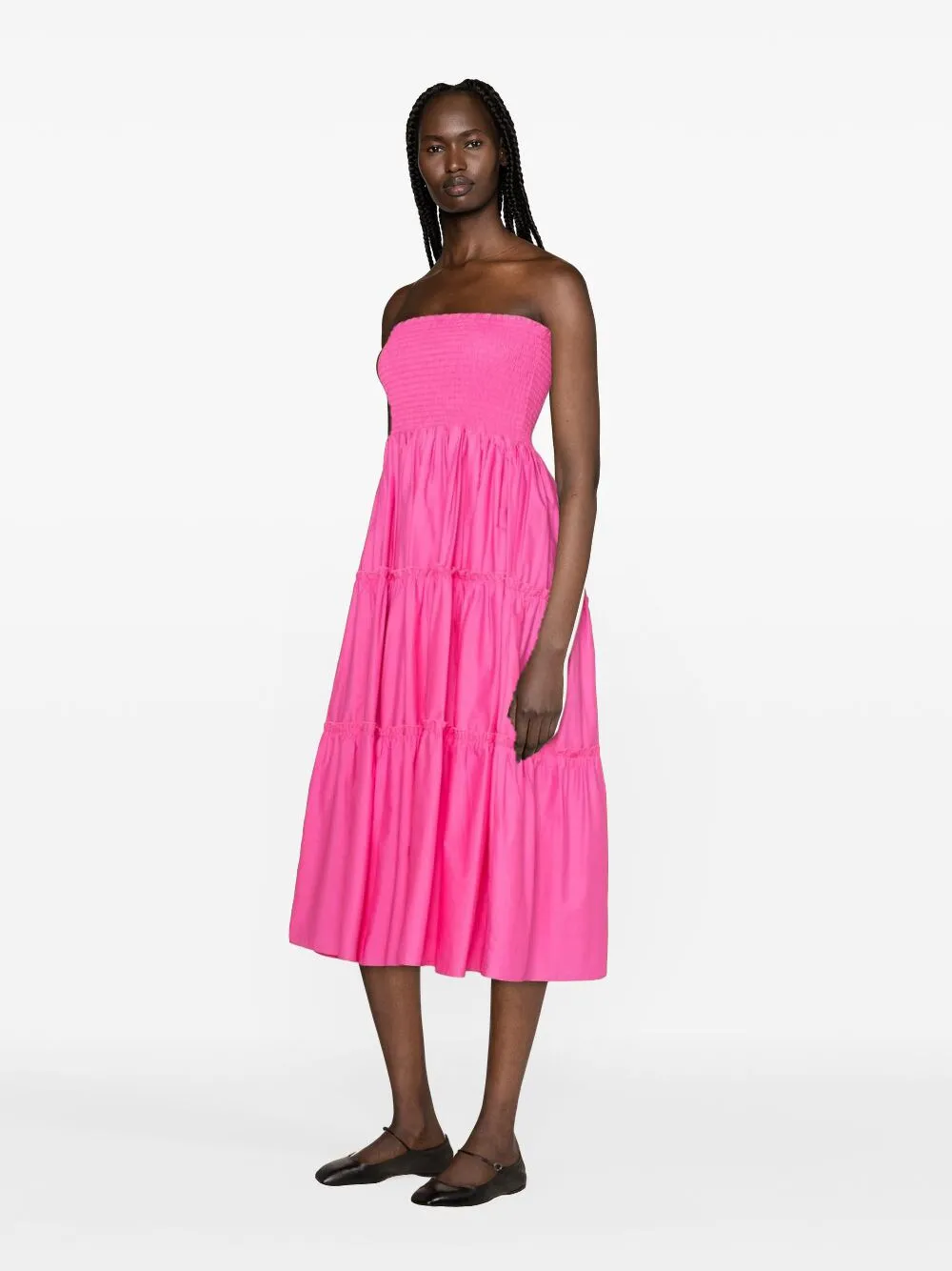 TWINSET Gelaagde maxi-rok Roze