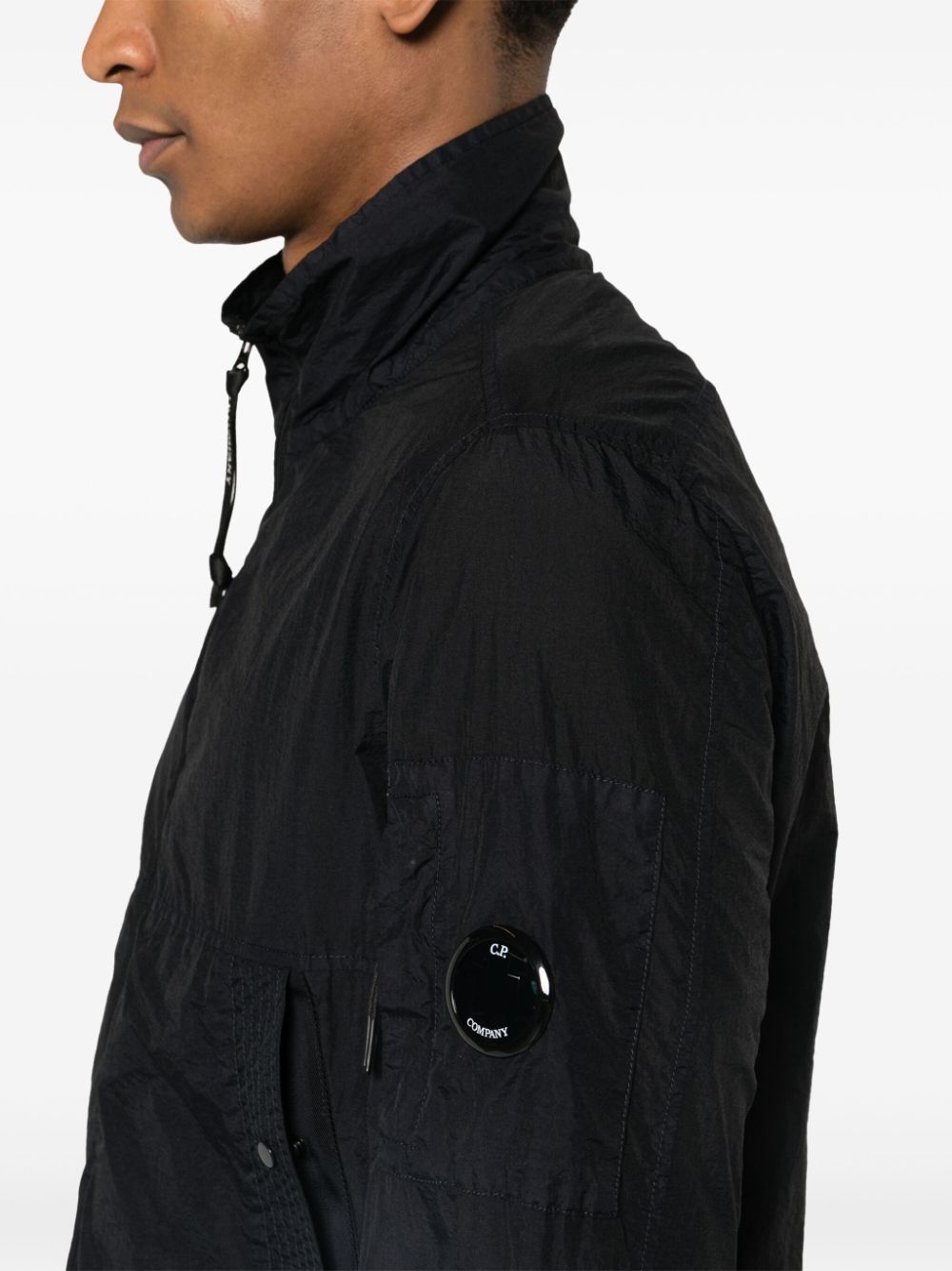 Shop C.p. Company Taylon High-neck Jacket In Schwarz