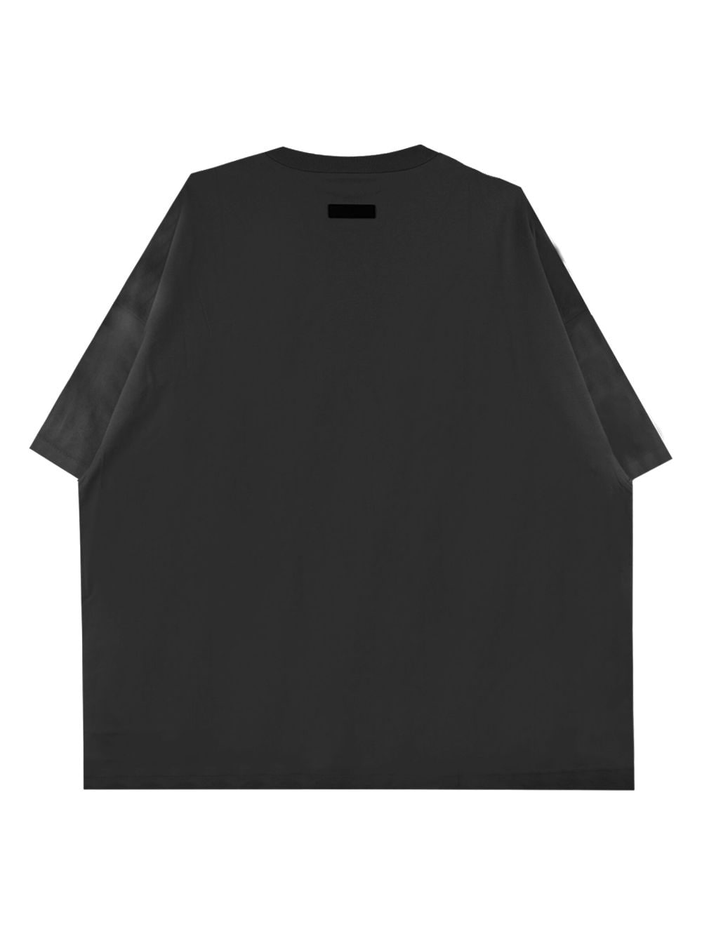 Shop Essentials Logo-appliqué Cotton T-shirt In Black