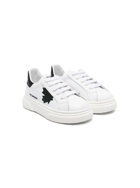DSQUARED2 KIDS tenis con motivo bordado
