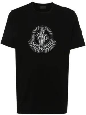 Moncler t shirt big logo hotsell