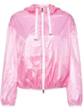 Herno logo-patch taffeta jacket - Pink