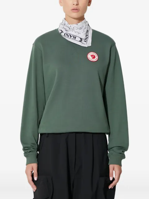 Fjällräven top con cuello redondo y parche del logo