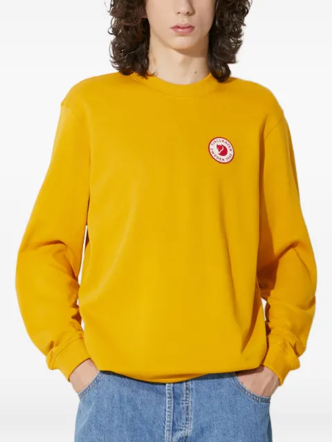 Fjällräven logo patch crew neck knitwear