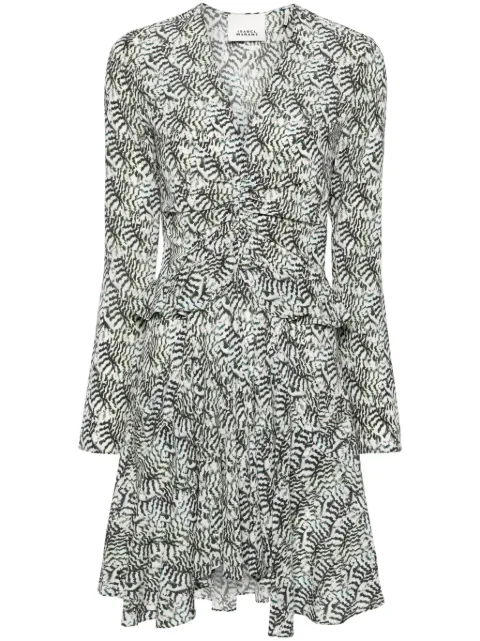 ISABEL MARANT Usmara abstract-print mini dress Women