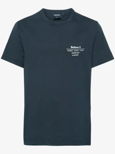 Barbour logo-print cotton T-shirt