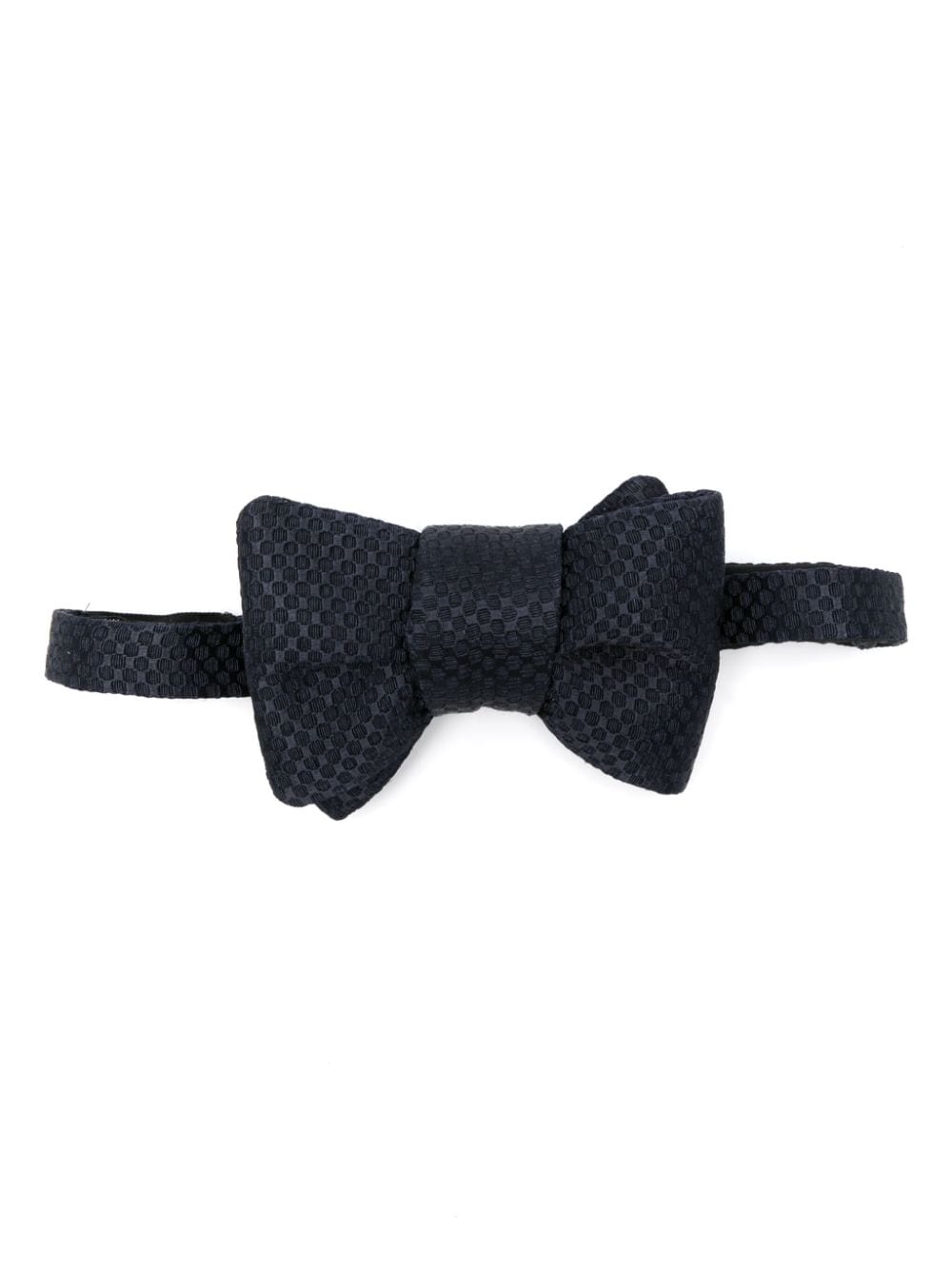 Tom Ford Honeycomb-detailed Bow Tie In Blue