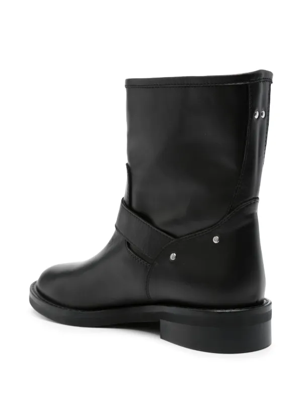 【関税込み】Via Roma 15 Ankle boots Via Roma 15 Leather Ankle Boots | Black | FARFETCH