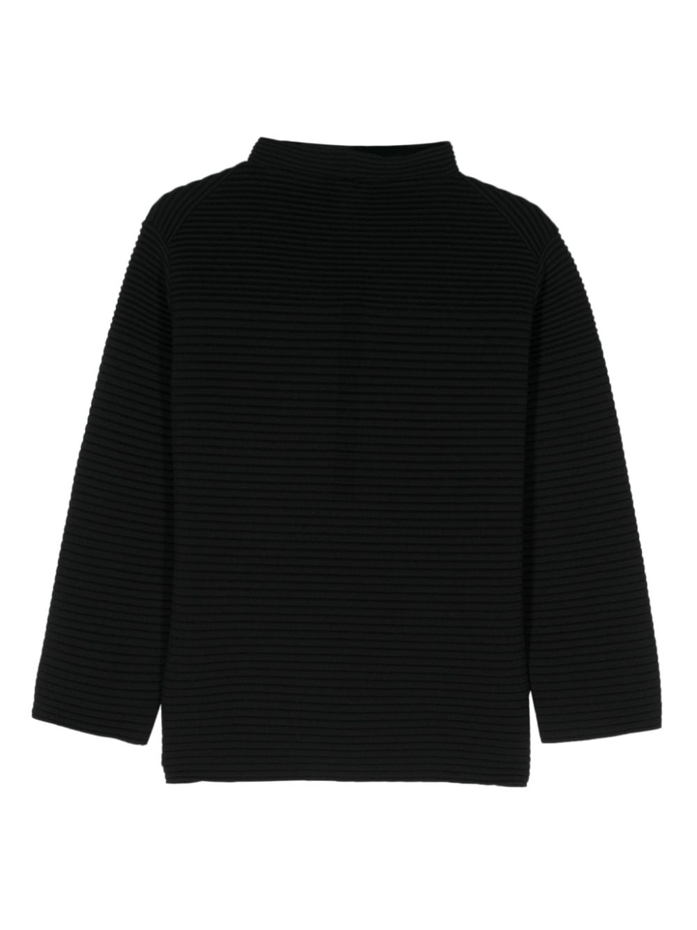 Shop Cfcl Ribbed-knit Jumper In Black