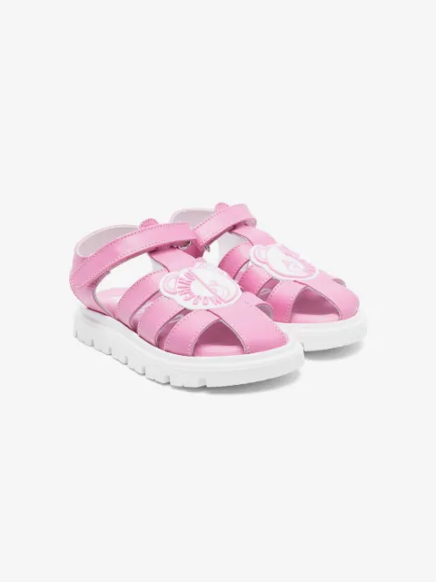 Moschino Kids sandalias con motivo Teddy Bear