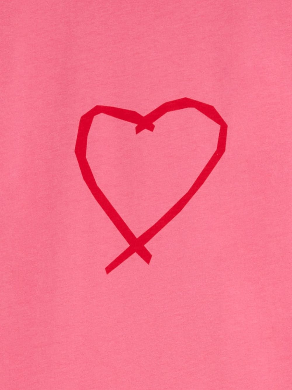 Shop Agnès B. Graphic-print Cotton T-shirt In Pink