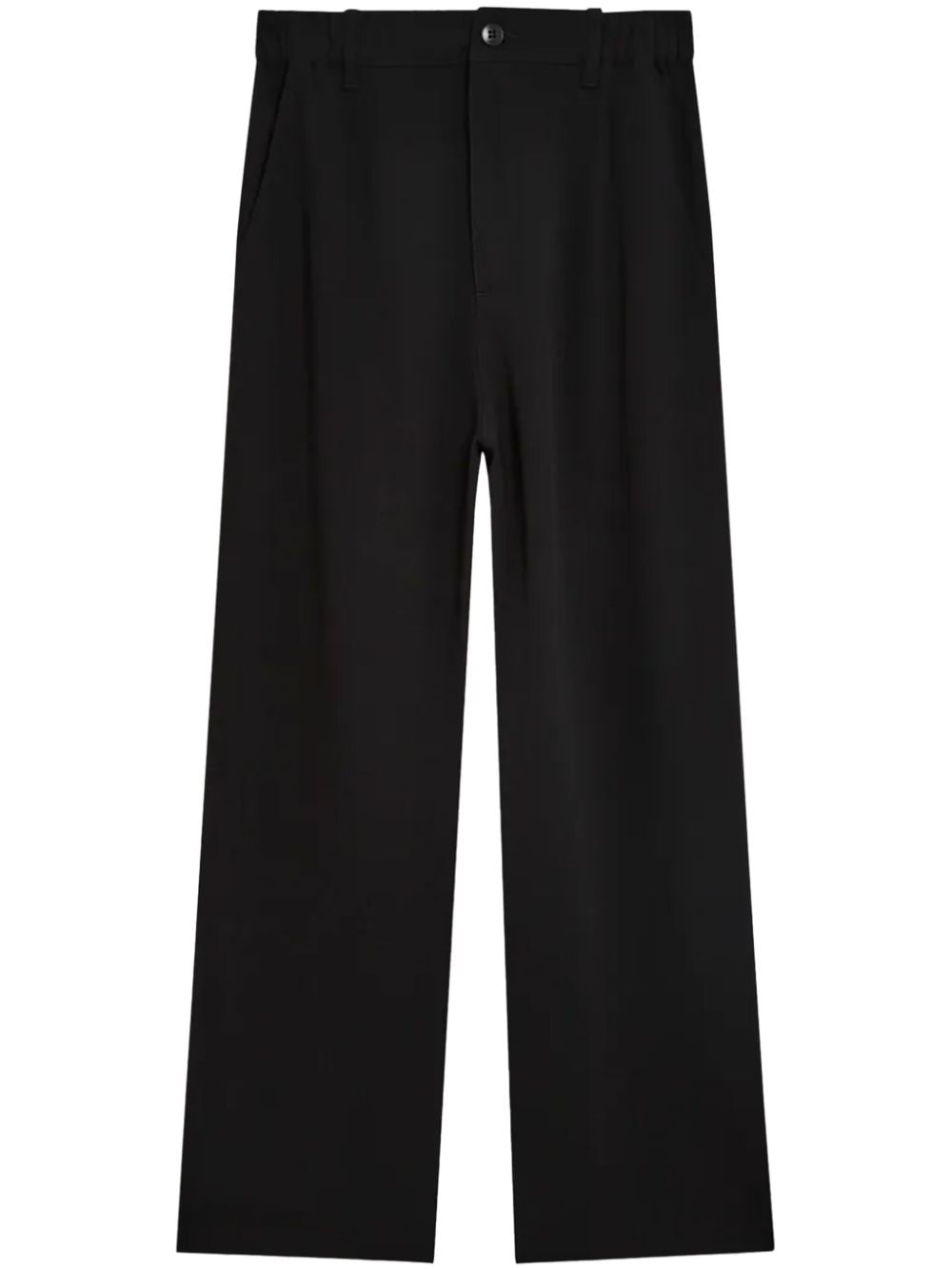 Agnès B. Pleat-detailing Tailored Trousers In Black