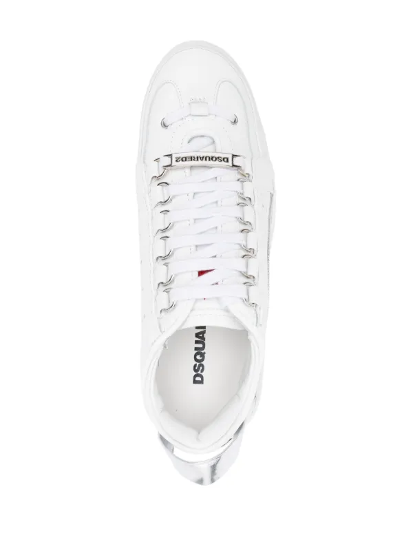 【DSQUARED2】ロゴ ホワイトレザー スニーカー 楽天市場】【定価93,500円(税込)】DSQUARED2 ディースクエアード