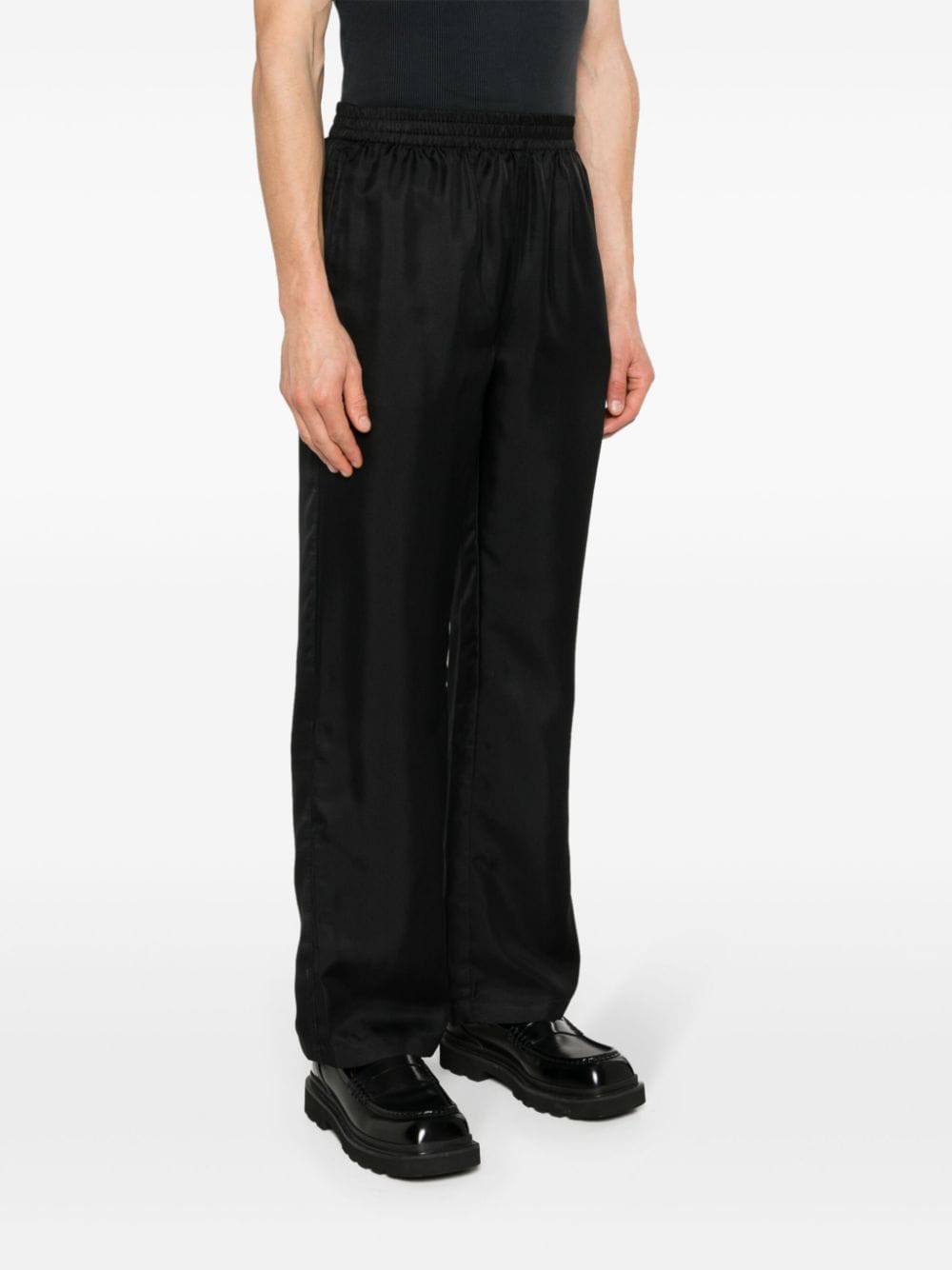 Shop Sunflower Loose-fit Trousers In Black