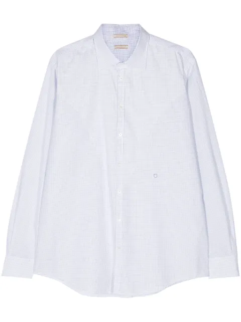 Massimo Alba Genova checked cotton shirt