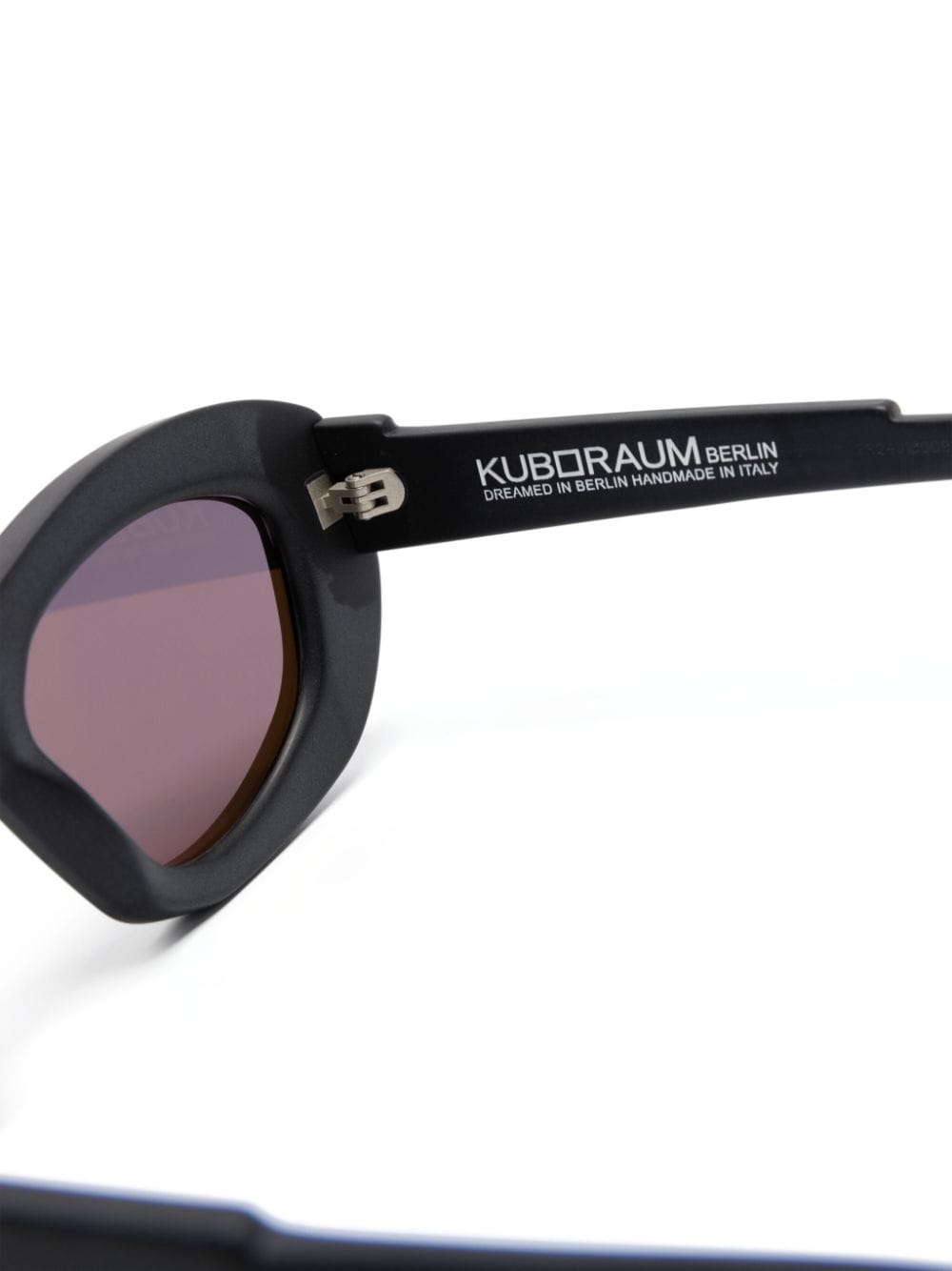 Shop Kuboraum X23 Geometric-frame Sunglasses In 黑色