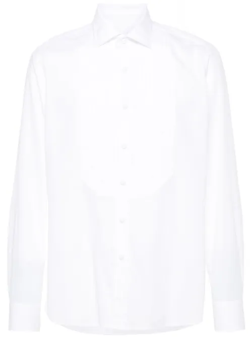 Chemise plissée en coton - Tagliatore - Modalova