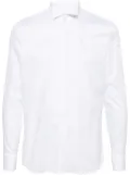 Tagliatore wingtip-collar cotton shirt - White