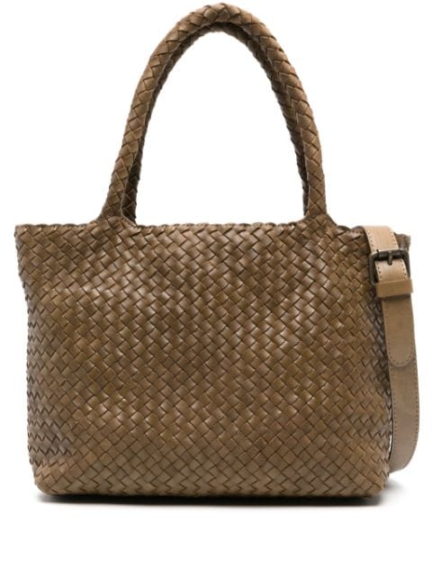 Officine Creative OC Class 48 woven-leather tote bag