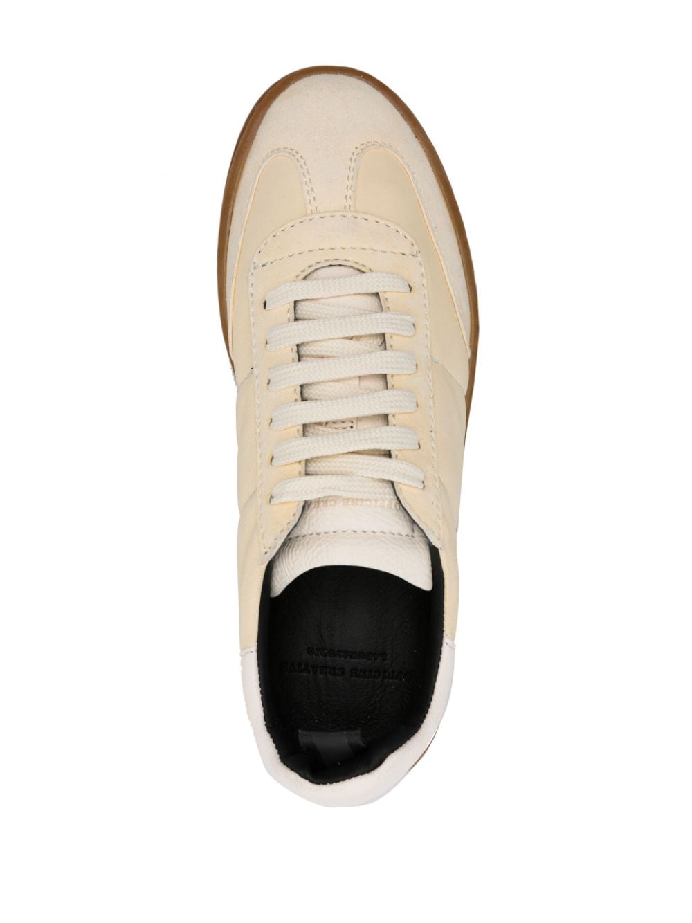 Shop Officine Creative Kombined 101 Leather Sneakers In Neutrals