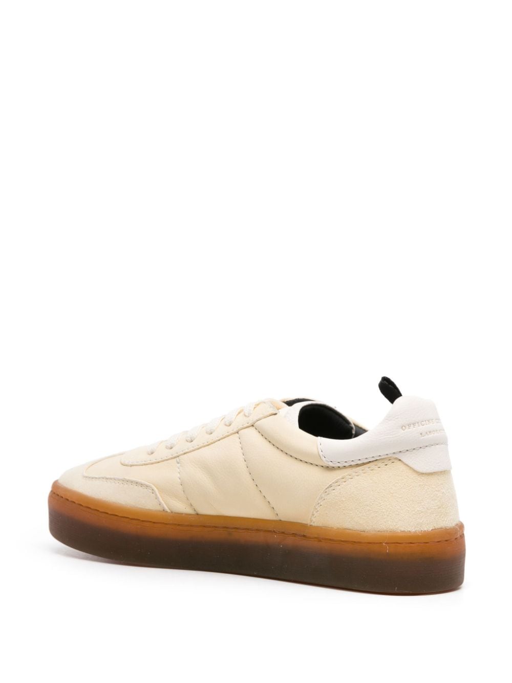 Shop Officine Creative Kombined 101 Leather Sneakers In Neutrals