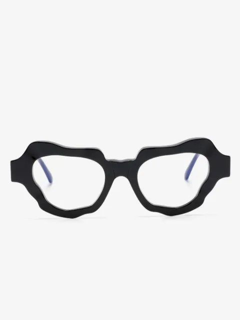 Kuboraum G2 geometric-frame glasses