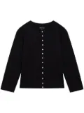 agnès b. Le Petit snap cardigan - Black