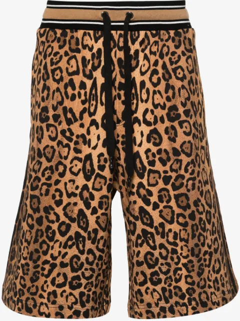 Dolce & Gabbana Sport-Shorts mit Geparden-Print