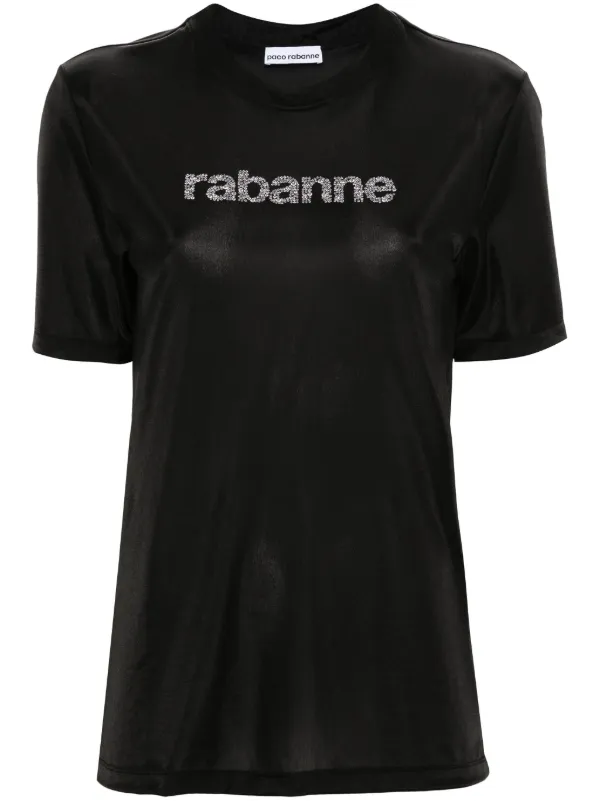 Rabanne ロゴ Tシャツ | ブラック | FARFETCH JP