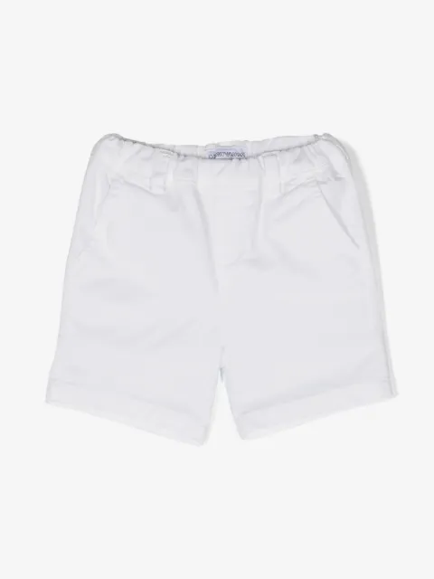 Emporio Armani Kids elasticated-waistband chino shorts