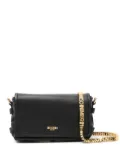 Moschino logo-lettering cross body bag - Black