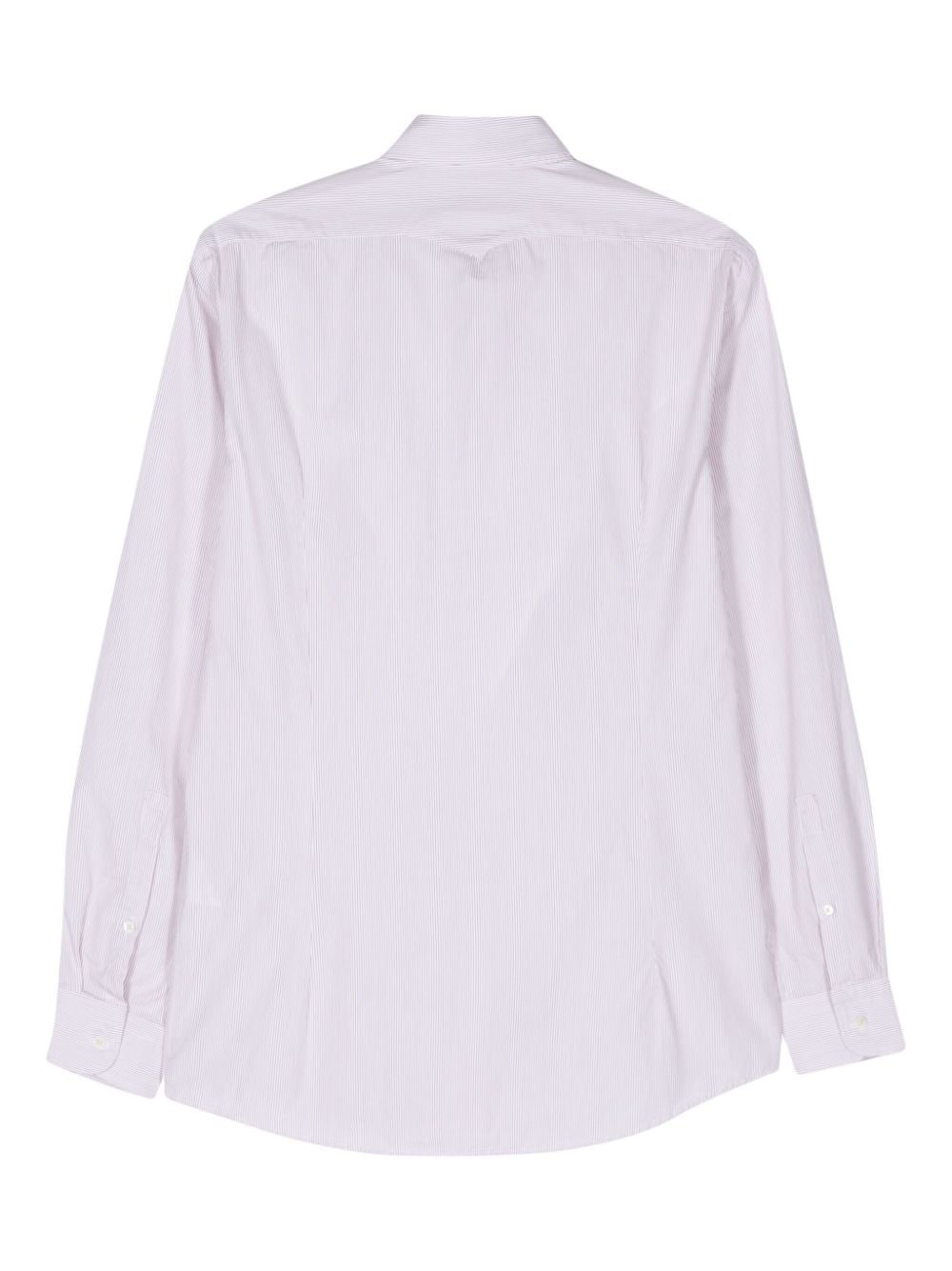 Shop Massimo Alba Genova Striped Cotton Shirt In White