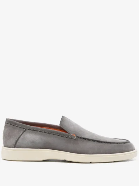 Santoni 그레이디언트 이펙트 스웨이드 로퍼