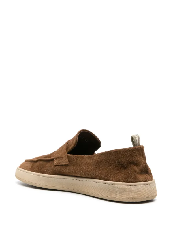【関税込み】Officine Creative ブラウン Herbie 001 ローファー Officine Creative Herbie 001 スエード ローファー | ブラウン