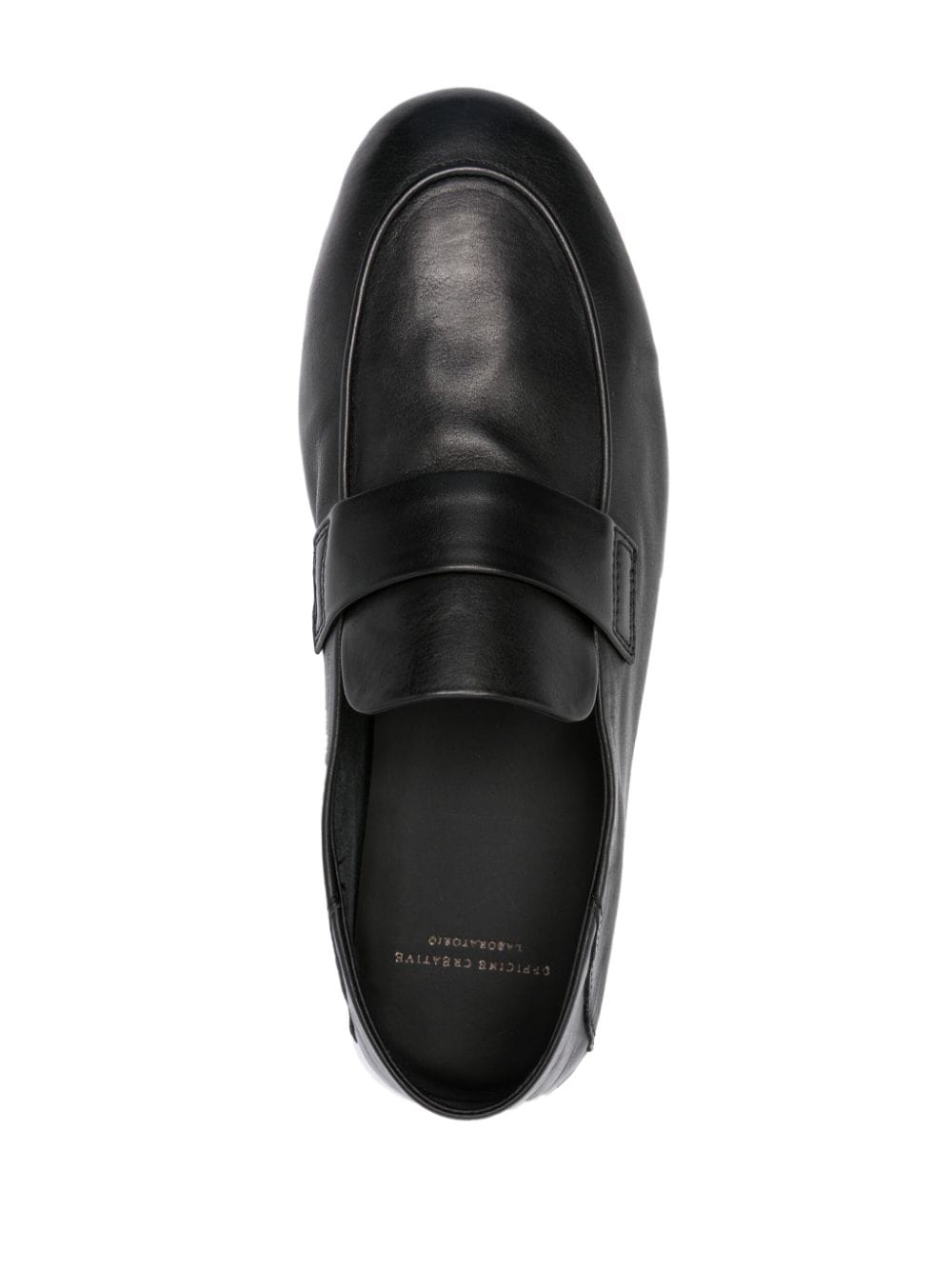 Shop Officine Creative C-side Nappa Leather Loafers In Black