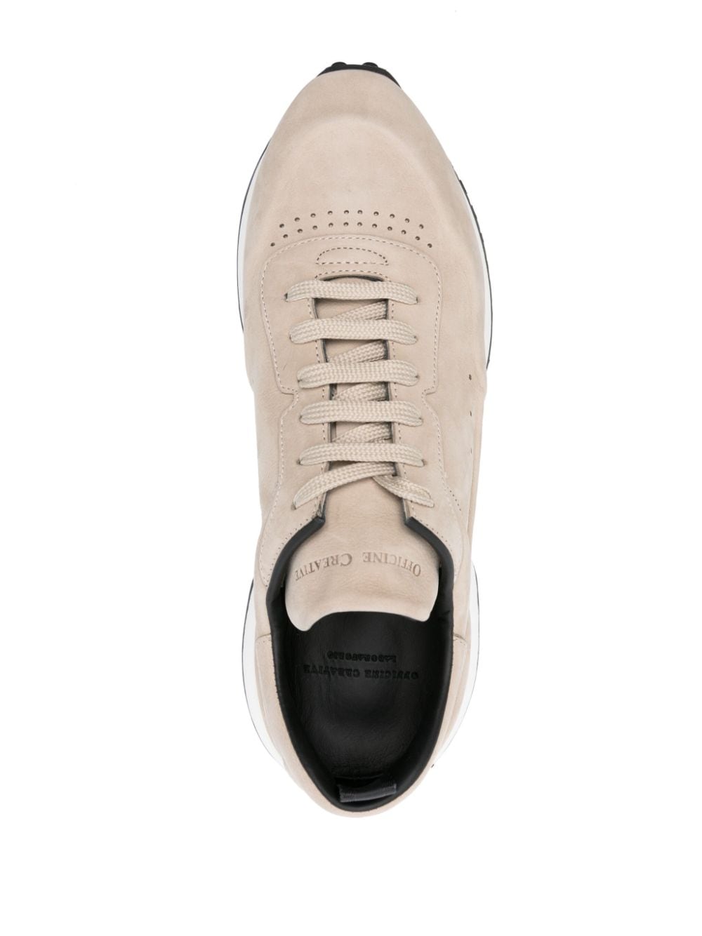 Shop Officine Creative Keynes 001 Nubuck Sneakers In Neutrals