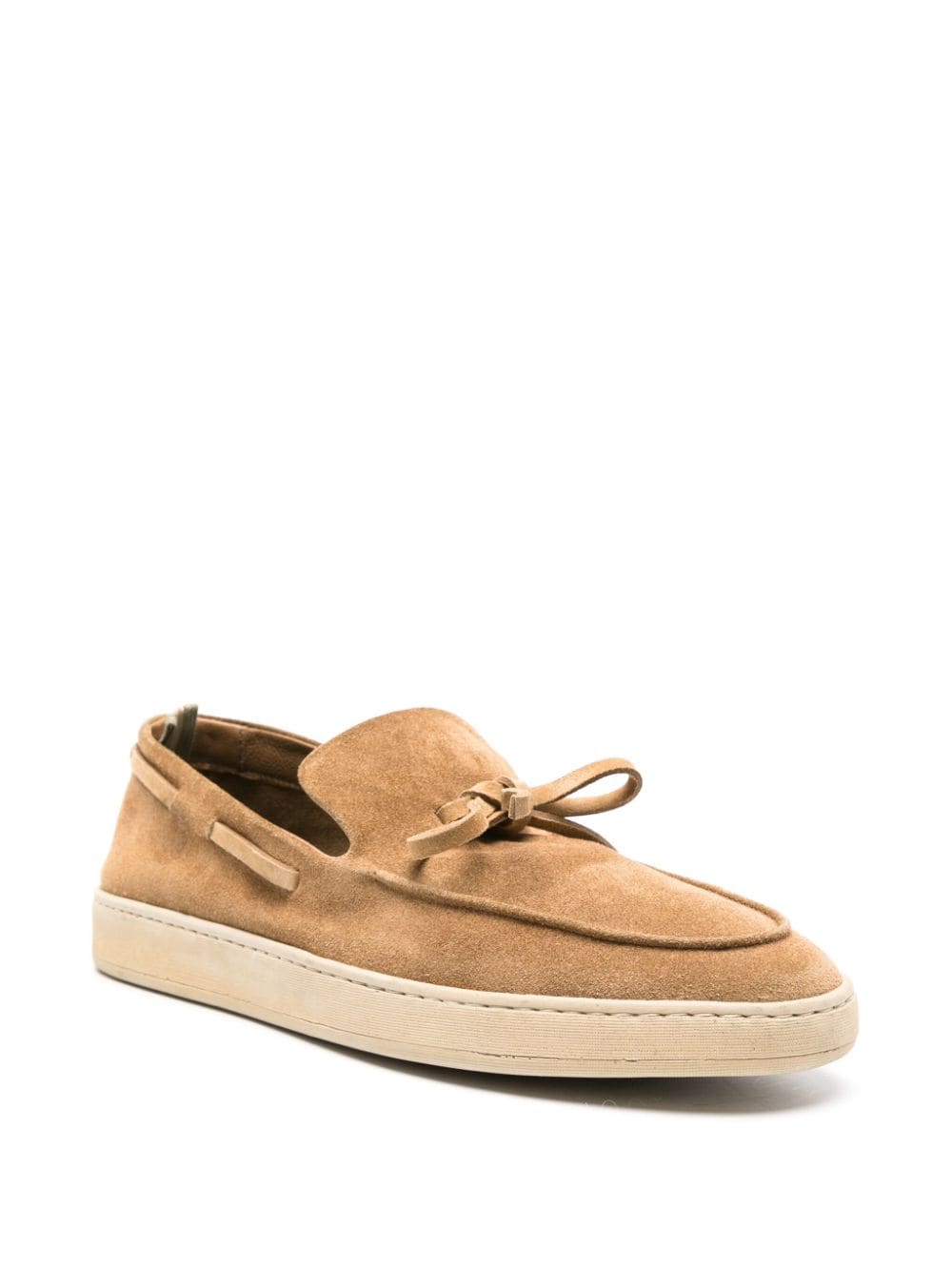 Shop Officine Creative Herbie 003 Suede Boat Loafers In Brown