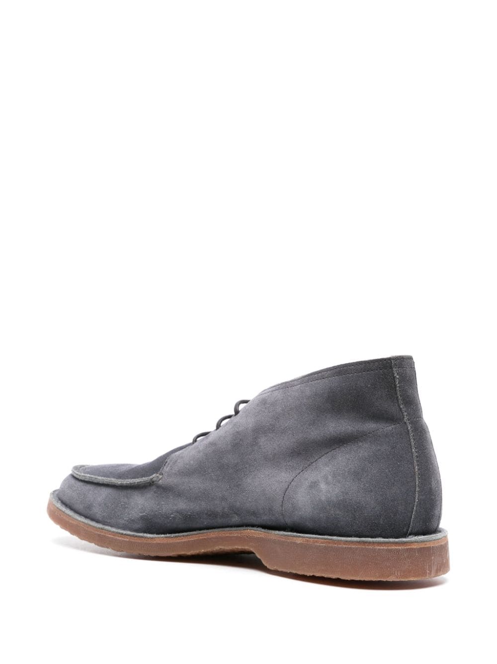 Shop Officine Creative Kent 002 Suede Ankle Boots In Blue