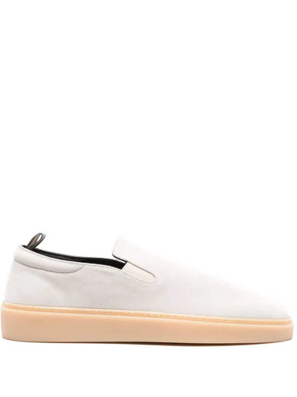 スニーカー Officine Creative Sneakers & Slip-On Officine Creative スリッポン スエードスニーカー | ホワイト