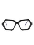 Kuboraum Mask K38 geometric-frame glasses - Black