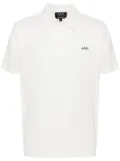 A.P.C. Carter cotton polo shirt - White