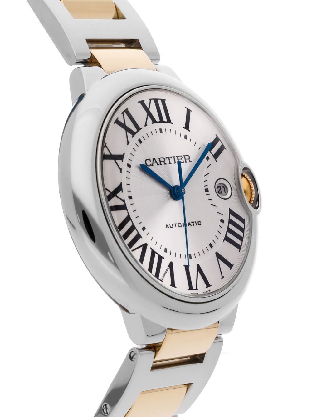 Pre-owned Cartier  Ballon Bleu 42mm In Silver