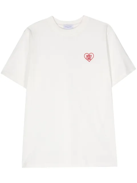 Family First embroidered-logo cotton T-shirt