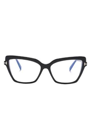 TOM FORD Eyewear Armação De Óculos clip-on FT5994B | Preto